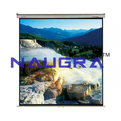 Manual projection screen