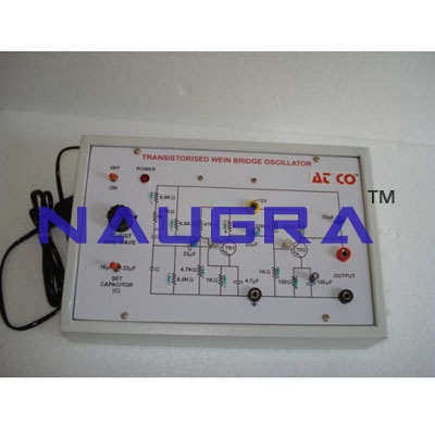 Transistorised Wein Bridge Oscillator For Electrical Lab Training