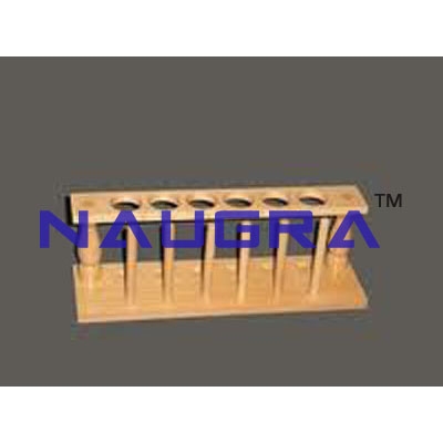 Wooden Test Tube Stand Laboratory Equipments Supplies
