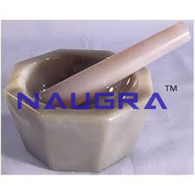 Agate Pestle & Mortar Laboratory Equipments Supplies