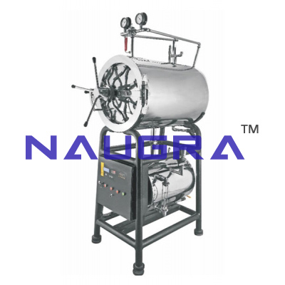 Horiz. Autoclave Cyclindrical Laboratory Equipments Supplies