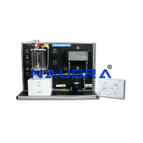 Process station with level ,flow, pressure and temperature trainer