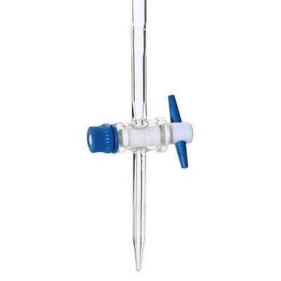 Burette Stop Cock Borosilicate Glass Laboratory Equipments Supplies