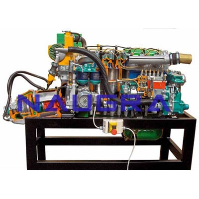 Marine Inboard Diesel Engine with Inverter- Engineering Lab Training Systems