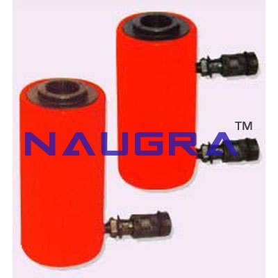Hydraulic Jack Central Hole Type - Capacity 50 Tonnes For Testing Lab
