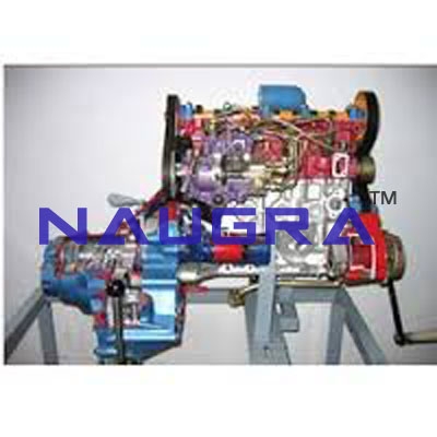 Sectional Working Model Of 2 Stroke Petrol Engine- Engineering Lab Training Systems
