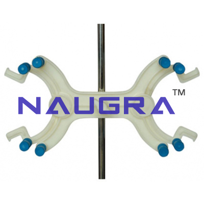 Burette Double Clamp(Alloy, Plastic Plated)