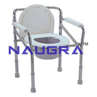 Commode Folding Deluxe Full Powder Coating