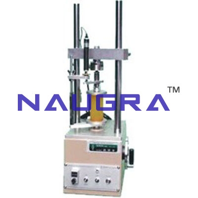 Unconfined Compression Test Apparatus For Testing Lab