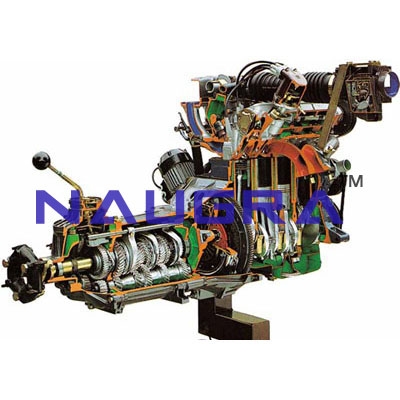 FIAT Petrol Engine (Longitudinally Mounted) with Gearbox- Engineering Lab Training Systems