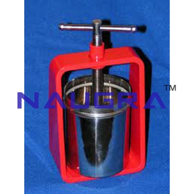 Tincture Press Laboratory Equipments Supplies