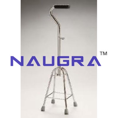 Walking Sticks Height Adjustable and with Chromed Steel Base