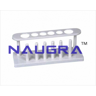 Plastic test tube rack (6 holes)