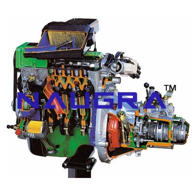 FIAT Petrol Engine with Gearbox- Engineering Lab Training Systems