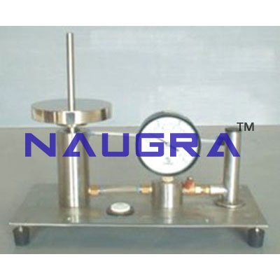 Dead Weight Type Oil Water Constant Pressure System For Testing Lab
