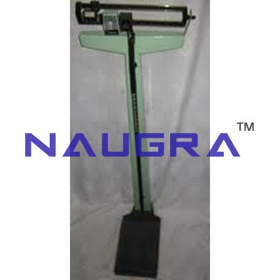 Height Measuring Stand, With Weighing Scale