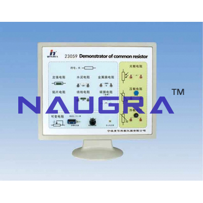 Demonstrator of common resistor