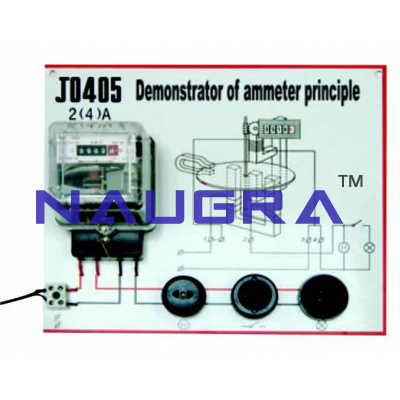 Demonstrator of ammeter principle