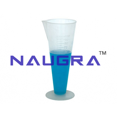 Plastic measuring cup cone shape