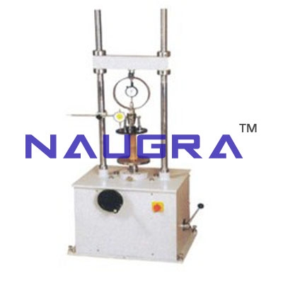 Unconfined Compression Tester Proving Ring Type (Motorised) For Testing Lab