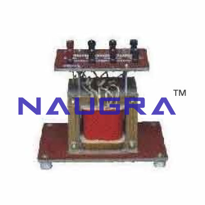 Sectional Front View Of 1PH Transformer