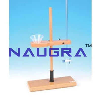 Burette/ Funnel Wooden Stand Laboratory Equipments Supplies