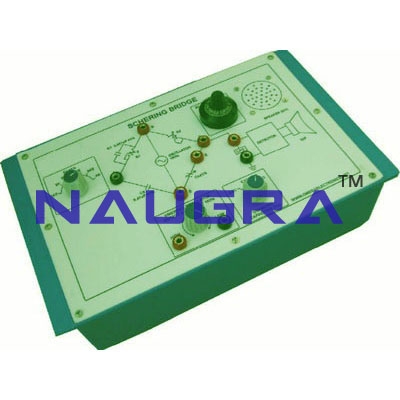 Measurement of Unknown Capacitance By Schering Bridge For Electrical Lab Training