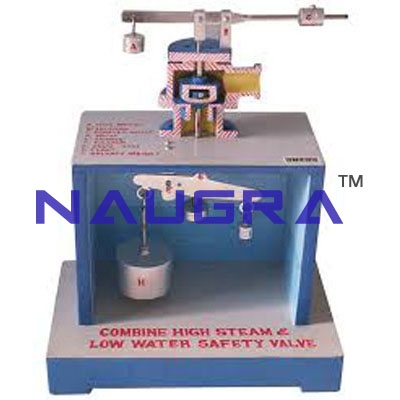 Combined High Steam And Low Water Safety Valve- Engineering Lab Training Systems