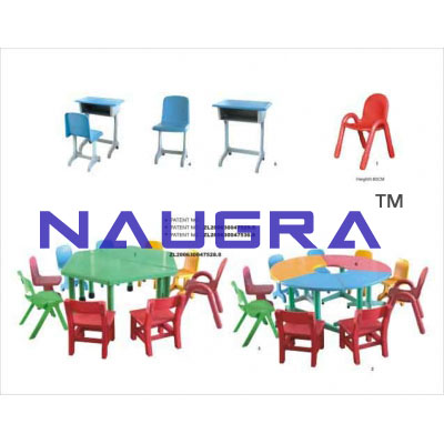 Plastic Table and Chair for Classroom