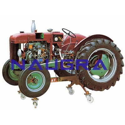 Tyre wheeled Farm Tractor with Diesel Engine FIAT 25R- Engineering Lab Training Systems