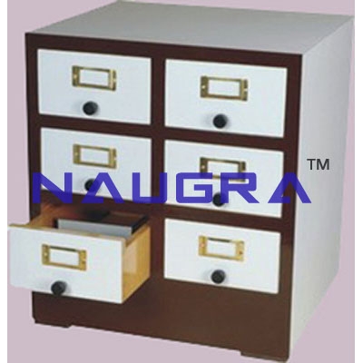 Reference Card Cabinet Laboratory Equipments Supplies