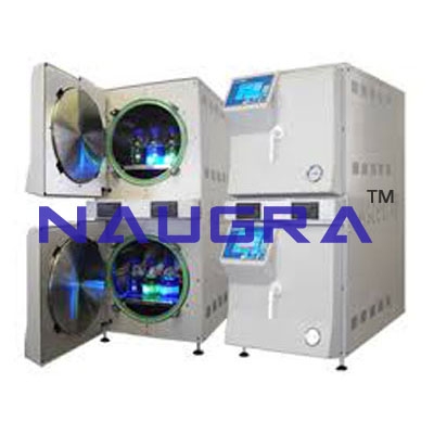 Autoclave Double Chamber Laboratory Equipments Supplies