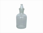 Dropping bottle with ground-in pipette and latex rubber nipple
