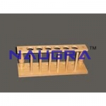 Wooden Test Tube Stand Laboratory Equipments Supplies