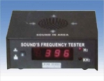 Sound frequency tester