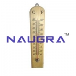 Wall Thermometer Wooden- Engineering Lab Training Systems