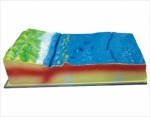 Model of plate structure and surface morphology