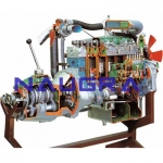 Truck Turbo Diesel Engine with Intercooler and Gearbox- Engineering Lab Training Systems