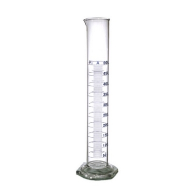 Measuring Cylinder Hexagonal Base Laboratory Equipments Supplies