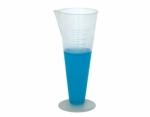 Plastic measuring cup cone shape