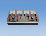 Diode characteristic apparatus forward & reverse bias-four D.C. meters & 2D.C.power supplies