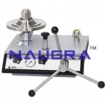 Technical Educational Equipment Dead Weight Pressure Gauge Calibrator- Engineering Lab Training Systems