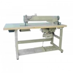 Flat Bed Double Needle Heavy Duty Machine, (With Pressure Foot)